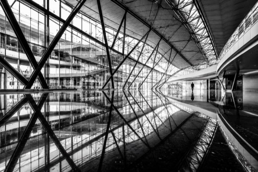 Beispiel-Website für Kunst: Fotoarbeit im Galerie-Raster